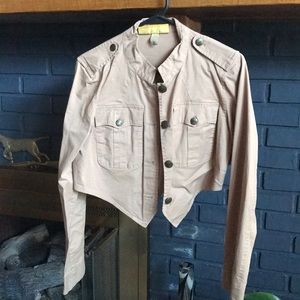 Very cool, cropped western/army style jacket